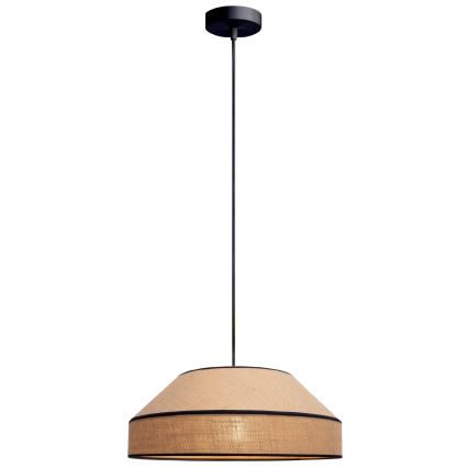 Chandelier on a string MANISO 1xE27/60W/230V d. 45 cm beige