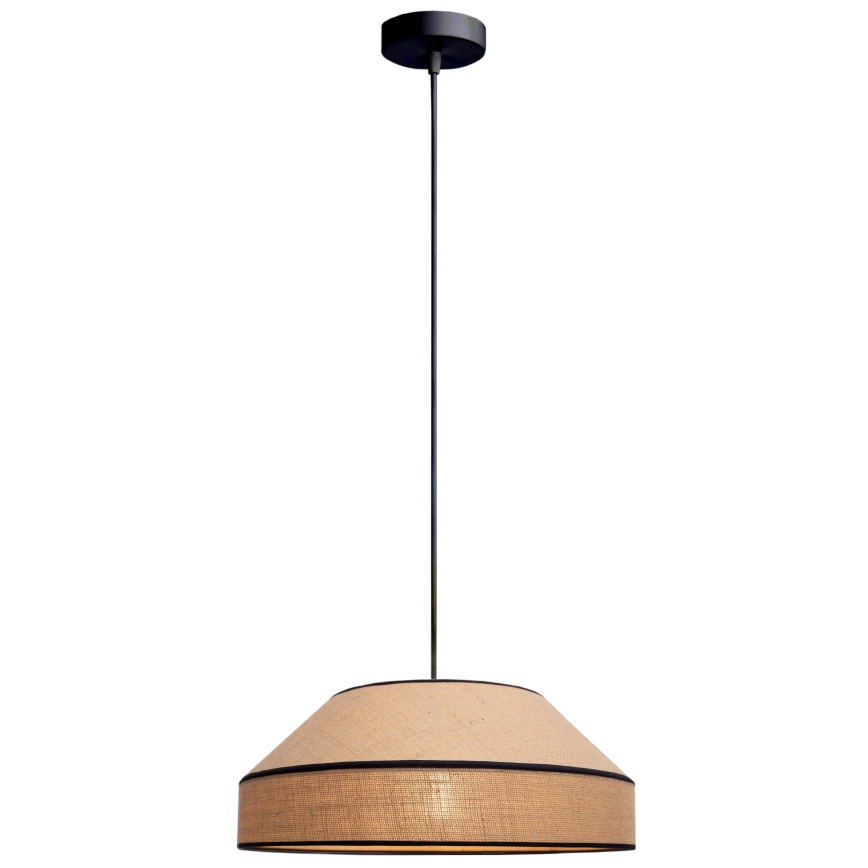 Chandelier on a string MANISO 1xE27/60W/230V d. 45 cm beige