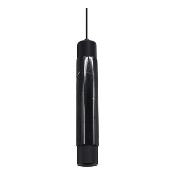 Chandelier on a string MARBLE 1xGU10/8W/230V black