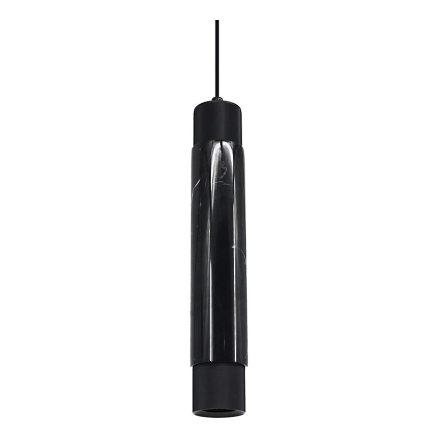 Chandelier on a string MARBLE 1xGU10/8W/230V black