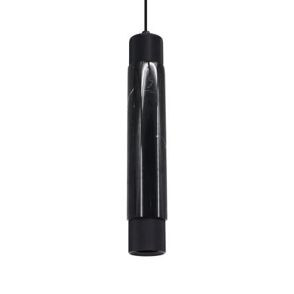 Chandelier on a string MARBLE 1xGU10/8W/230V black