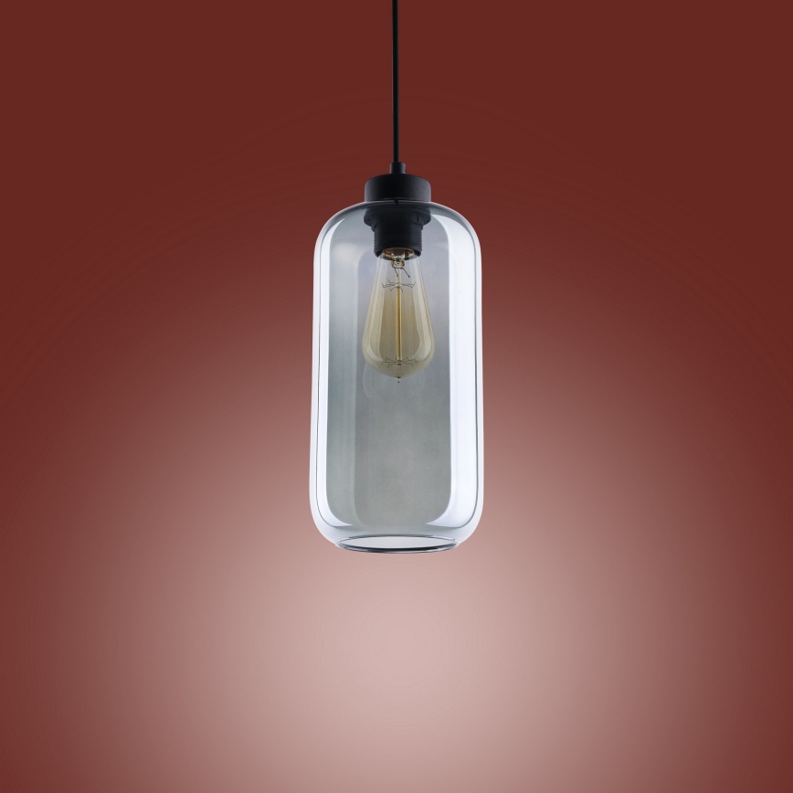 Chandelier on a string MARCO 1xE27/60W/230V black