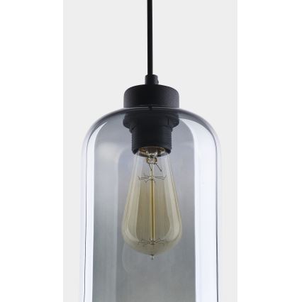 Chandelier on a string MARCO 1xE27/60W/230V black