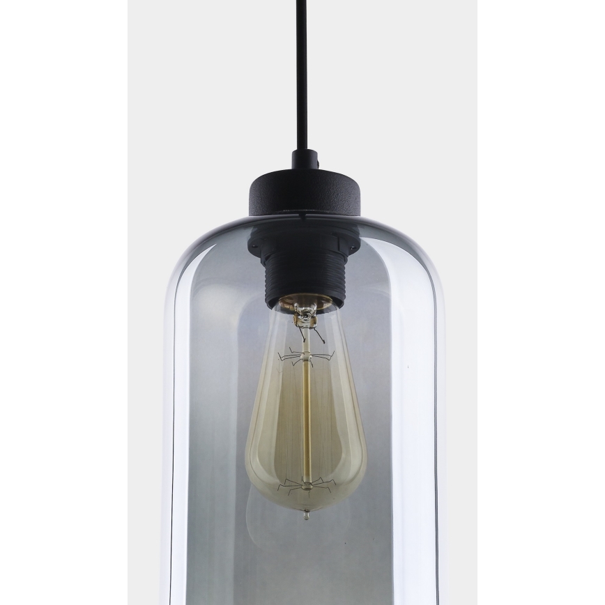 Chandelier on a string MARCO 1xE27/60W/230V black