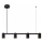 Chandelier on a string MARIBEL 4xGU10/10W/230V black