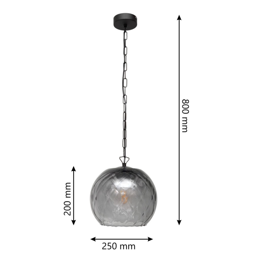 Chandelier on a string MARILLA 1xE27/15W/230V