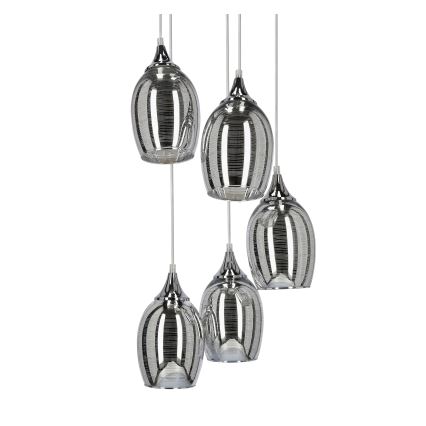 Chandelier on a string MARINA 5xE27/60W/230V