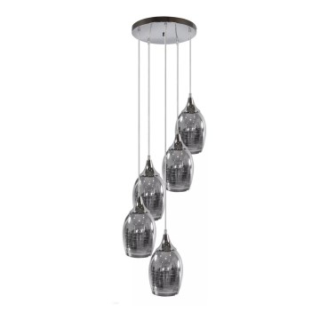 Chandelier on a string MARINA 5xE27/60W/230V