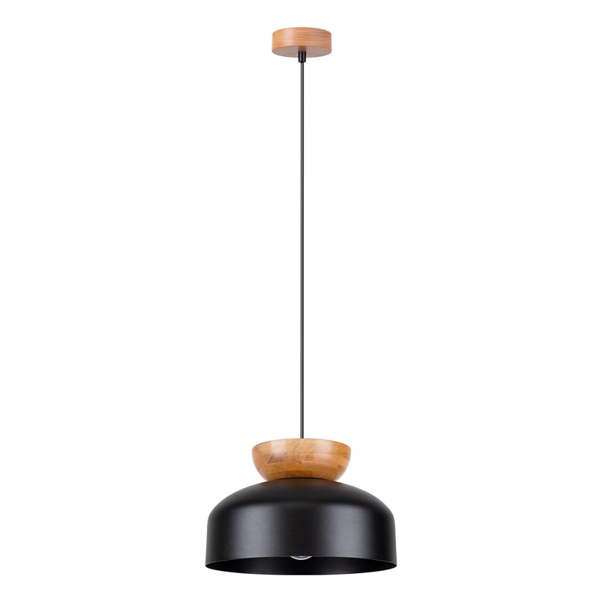 Chandelier on a string MARION 1xE27/15W/230V d. 29,5 cm black
