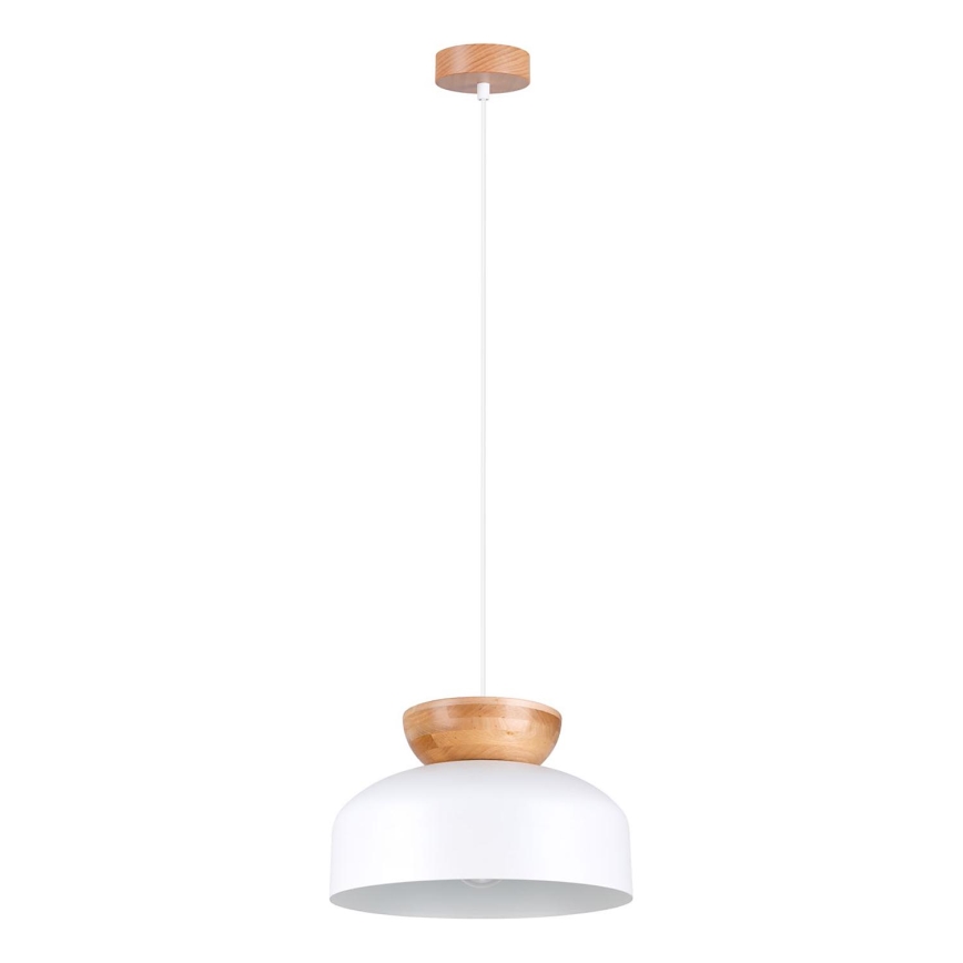 Chandelier on a string MARION 1xE27/15W/230V d. 29,5 cm white