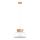 Chandelier on a string MARION 1xE27/15W/230V d. 29,5 cm white