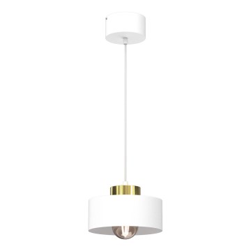 Chandelier on a string MARTI 1xE27/15W/230V white/gold
