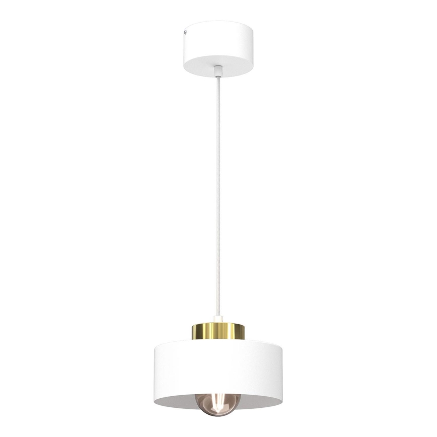 Chandelier on a string MARTI 1xE27/15W/230V white/gold