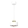 Chandelier on a string MARTI 1xE27/15W/230V white/gold
