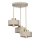 Chandelier on a string MARTI 3xE27/15W/230V beige/gold