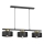 Chandelier on a string MARTI 3xE27/15W/230V black/gold