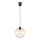 Chandelier on a string MATT 1xE27/60W/230V black/golden