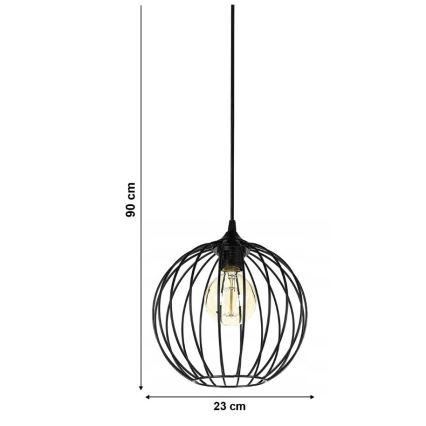 Chandelier on a string MATT 1xE27/60W/230V