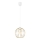 Chandelier on a string MATT 1xE27/60W/230V white/golden