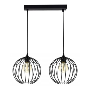 Chandelier on a string MATT 2xE27/60W/230V