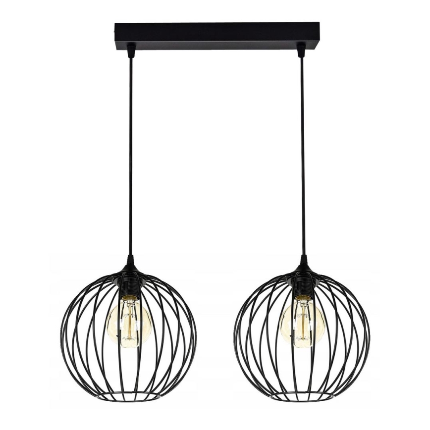 Chandelier on a string MATT 2xE27/60W/230V