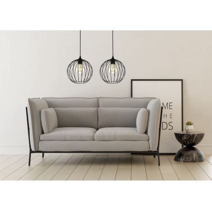 Chandelier on a string MATT 2xE27/60W/230V