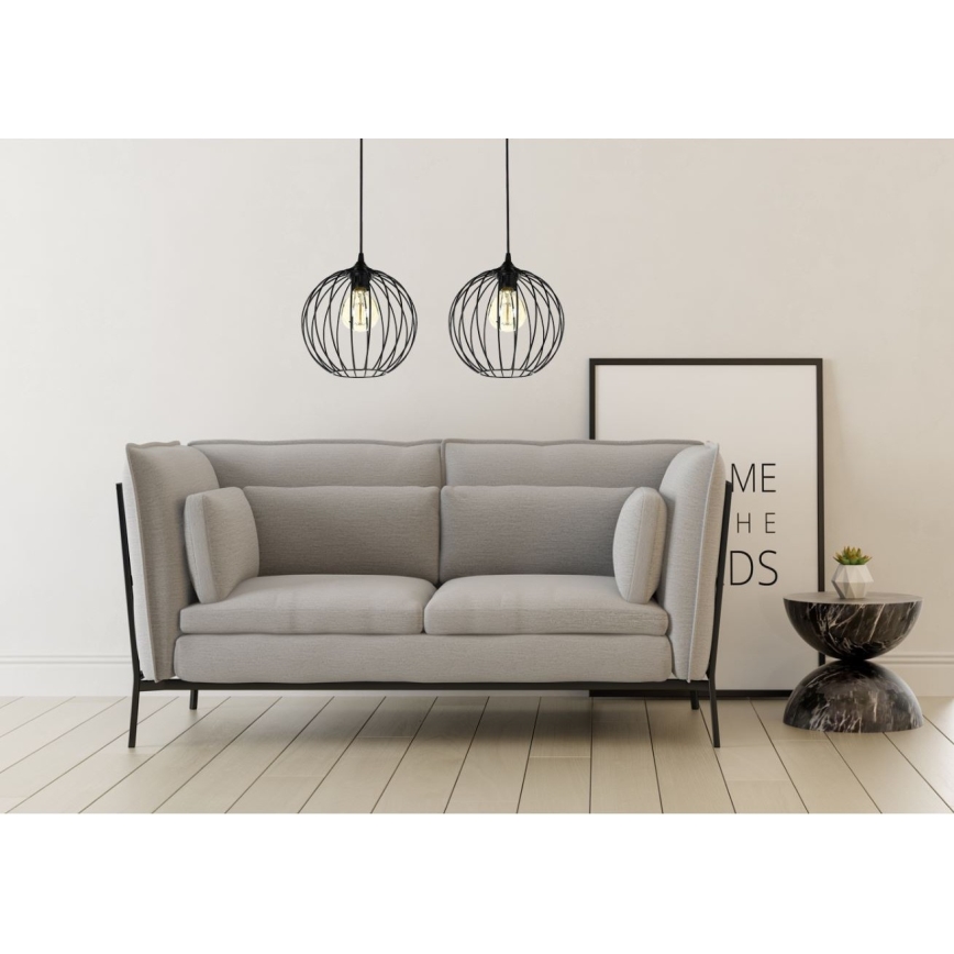 Chandelier on a string MATT 2xE27/60W/230V