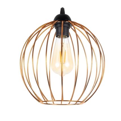 Chandelier on a string MATT 2xE27/60W/230V spider black/copper