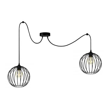 Chandelier on a string MATT 2xE27/60W/230V spider