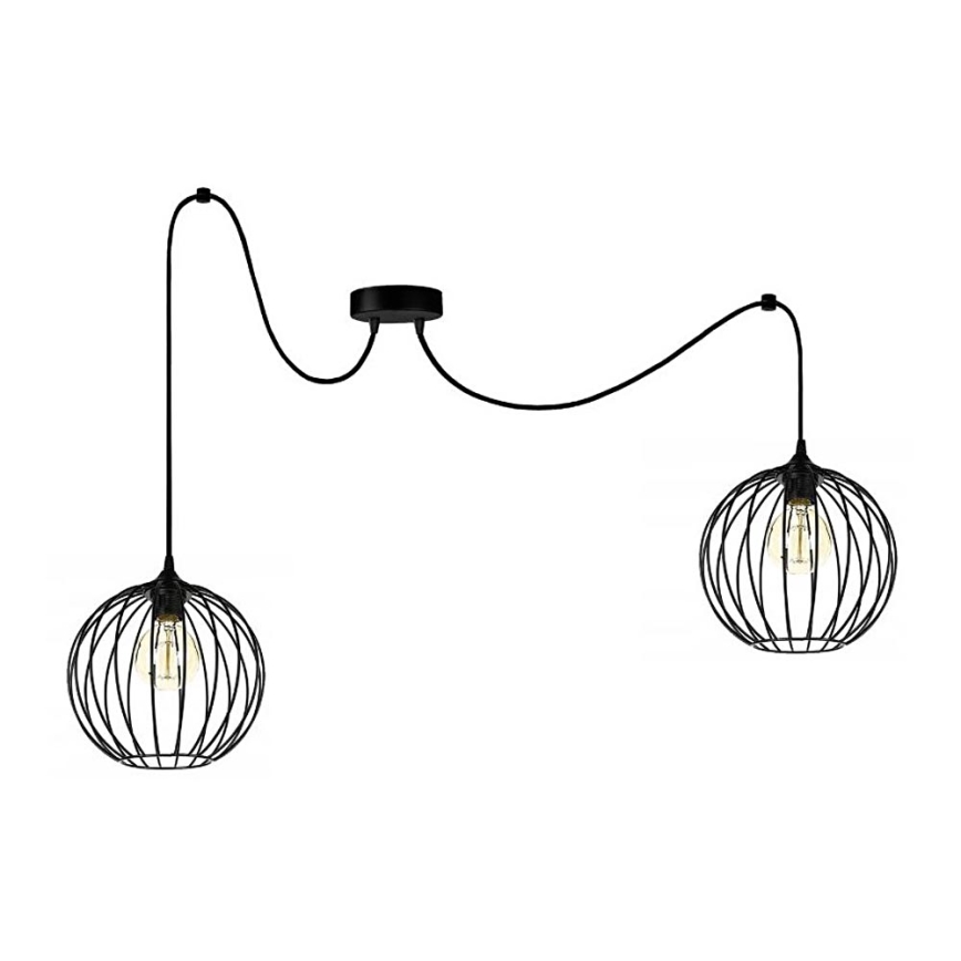 Chandelier on a string MATT 2xE27/60W/230V spider