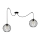 Chandelier on a string MATT 2xE27/60W/230V spider