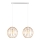 Chandelier on a string MATT 2xE27/60W/230V white/copper