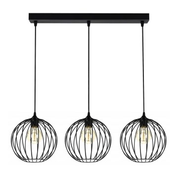 Chandelier on a string MATT 3xE27/60W/230V