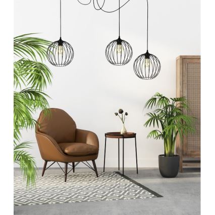 Chandelier on a string MATT 3xE27/60W/230V spider