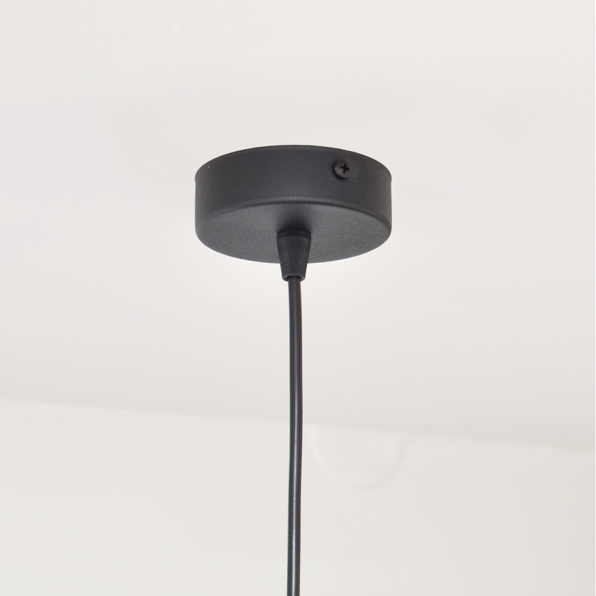 Chandelier on a string MELODY 1xE27/15W/230V black