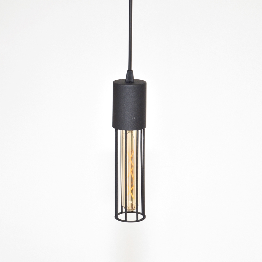 Chandelier on a string MELODY 2xE27/15W/230V black