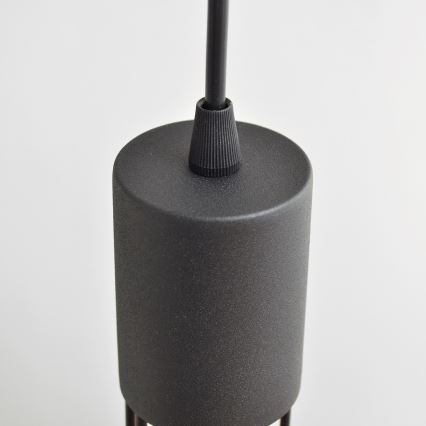 Chandelier on a string MELODY 2xE27/15W/230V black