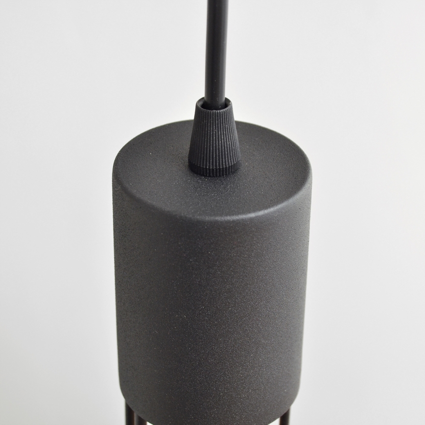 Chandelier on a string MELODY 2xE27/15W/230V black