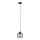 Chandelier on a string MERCURE 1xE27/15W/230V diameter 16 cm black