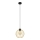 Chandelier on a string MERCURE 1xE27/15W/230V gold/black