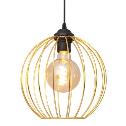 Chandelier on a string MERCURE 1xE27/15W/230V gold/black