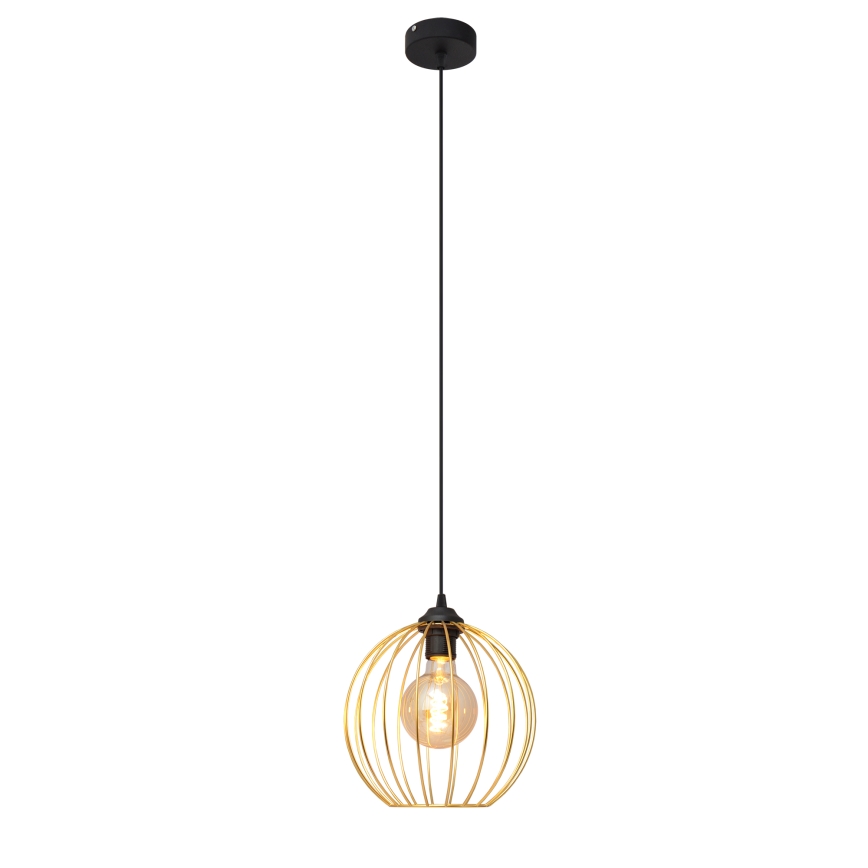 Chandelier on a string MERCURE 1xE27/15W/230V gold/black