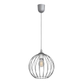Chandelier on a string MERCURE 1xE27/15W/230V grey