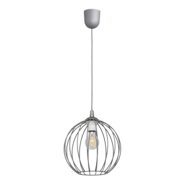 Chandelier on a string MERCURE 1xE27/15W/230V grey