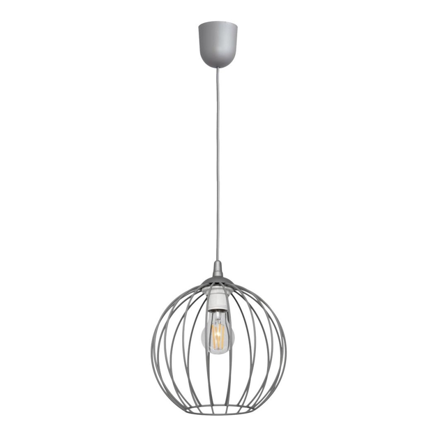Chandelier on a string MERCURE 1xE27/15W/230V grey