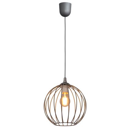 Chandelier on a string MERCURE 1xE27/15W/230V grey