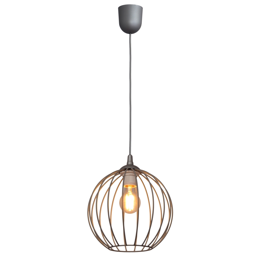 Chandelier on a string MERCURE 1xE27/15W/230V grey