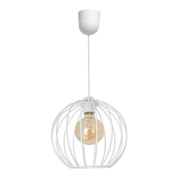Chandelier on a string MERCURE 1xE27/15W/230V white