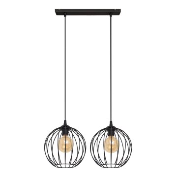 Chandelier on a string MERCURE 2xE27/15W/230V