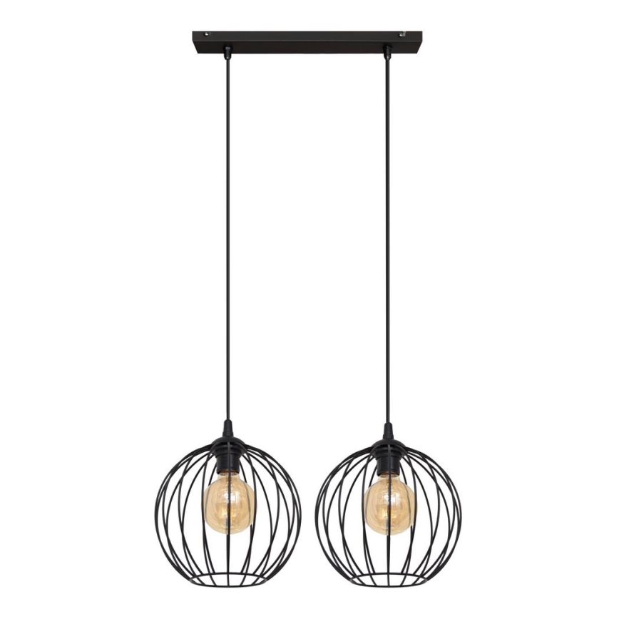 Chandelier on a string MERCURE 2xE27/15W/230V